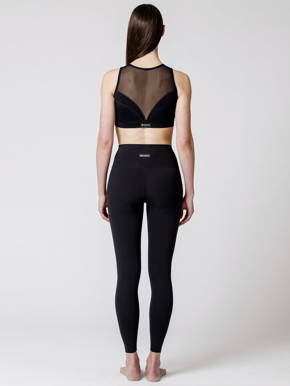 COMPOSITION BRA, BLACK/BLACK MESH