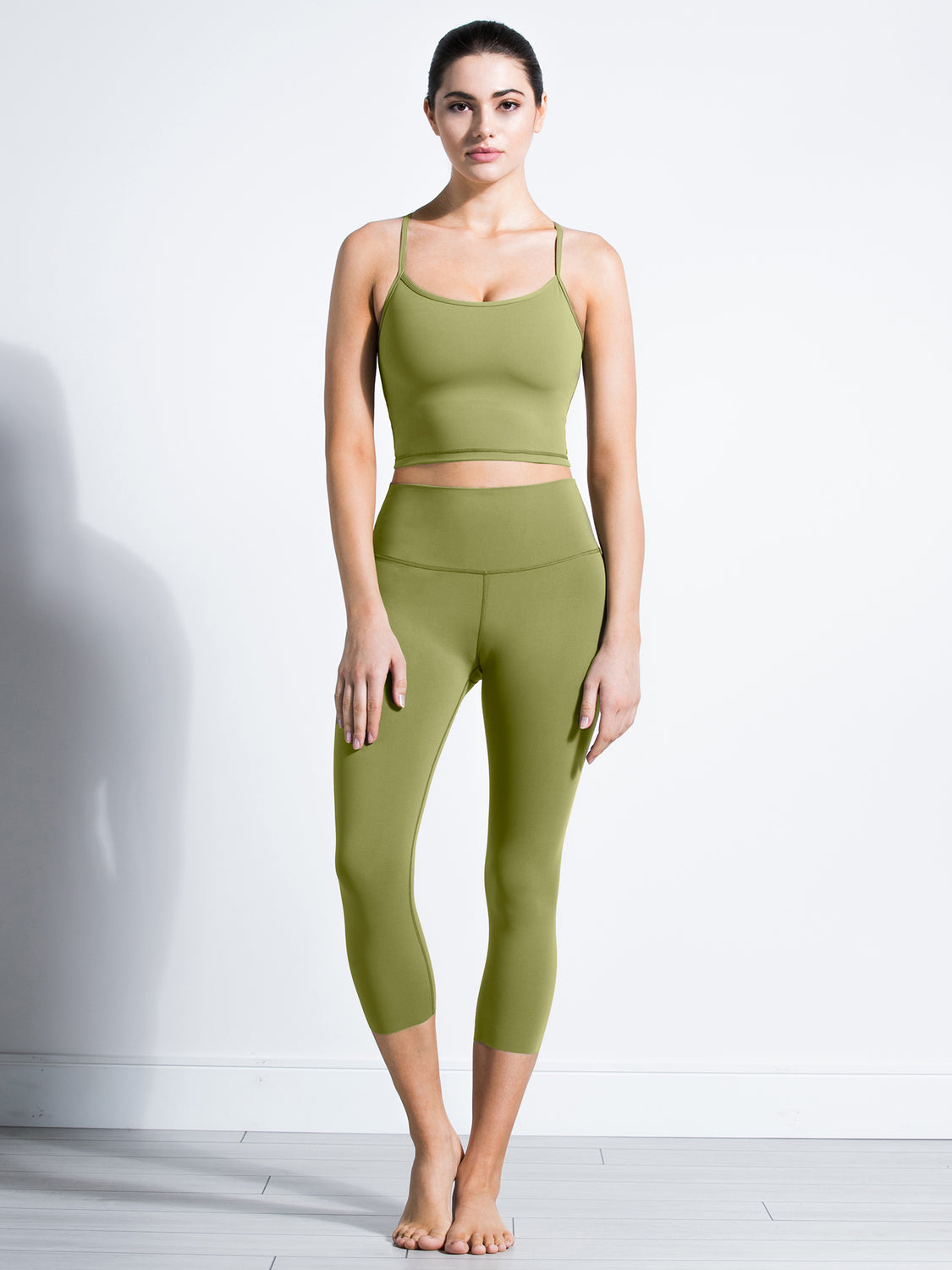 NUDE SHAPE CROPS, MUSTARD