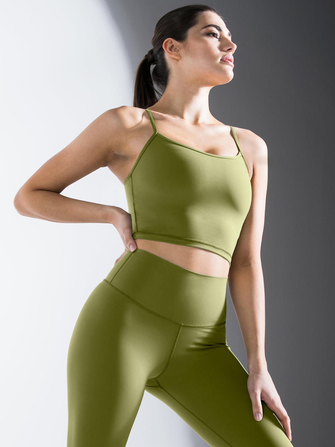 Y NUDE TANK, MUSTARD