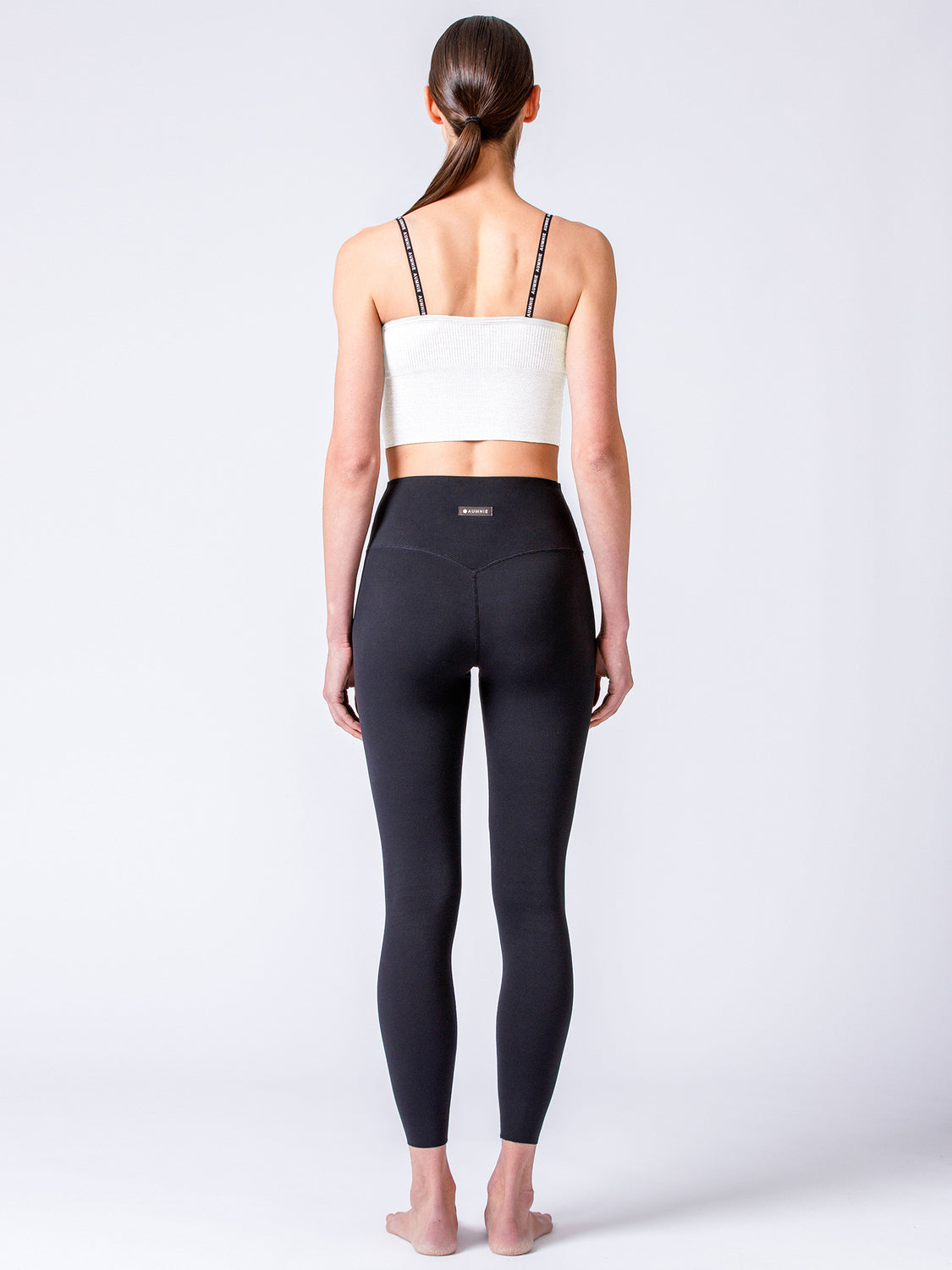 LOGO RIBBED TANK, WHITE