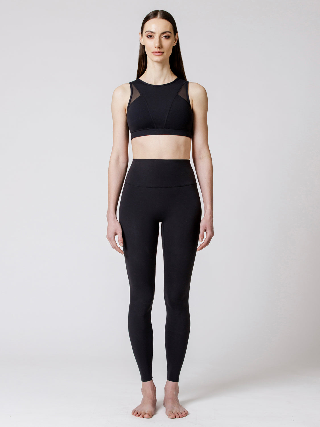 VICTORIA BRA, BLACK/BLACK MESH