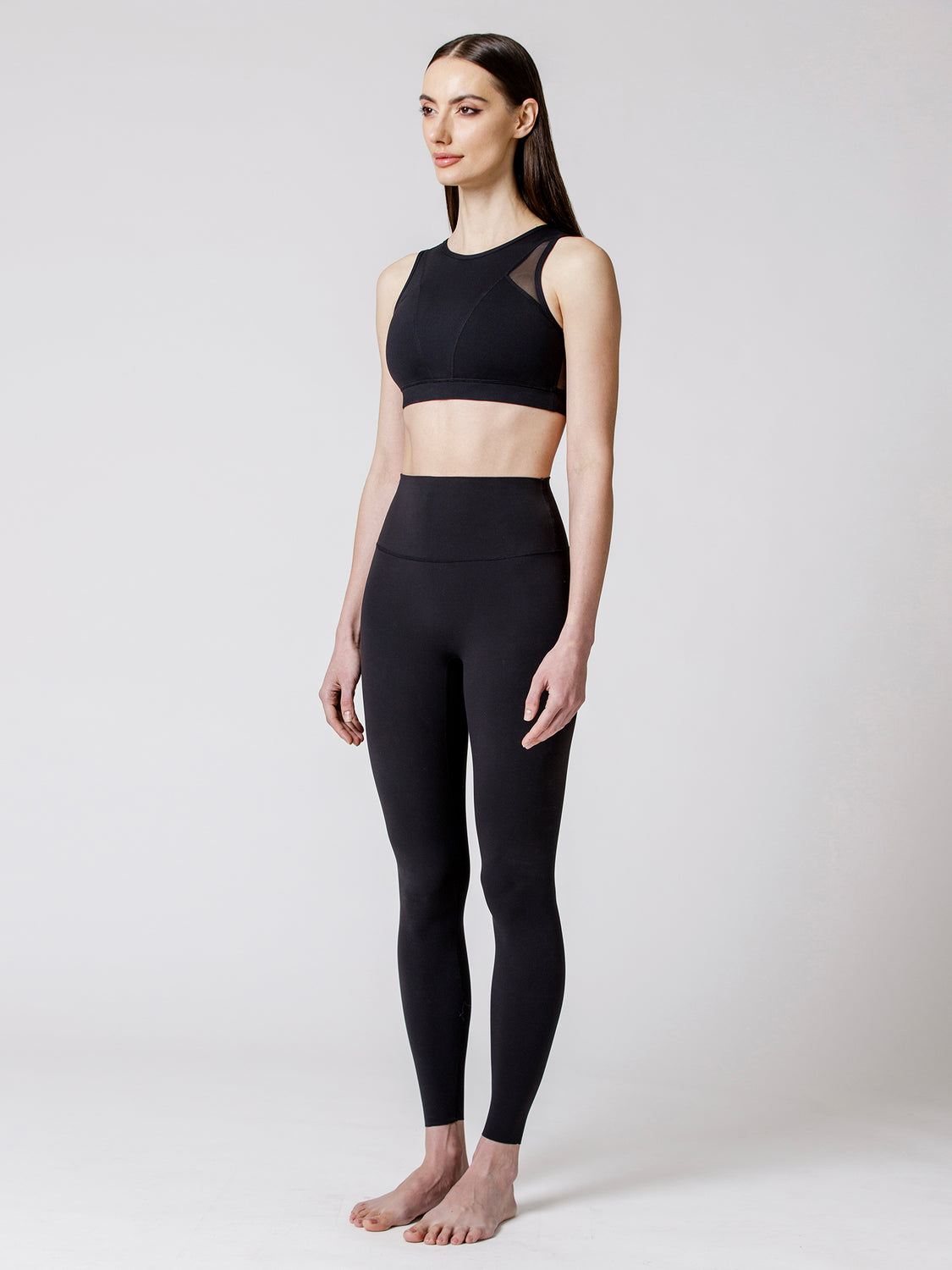 VICTORIA BRA, BLACK/BLACK MESH
