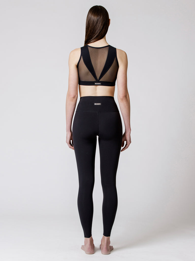 VICTORIA BRA, BLACK/BLACK MESH