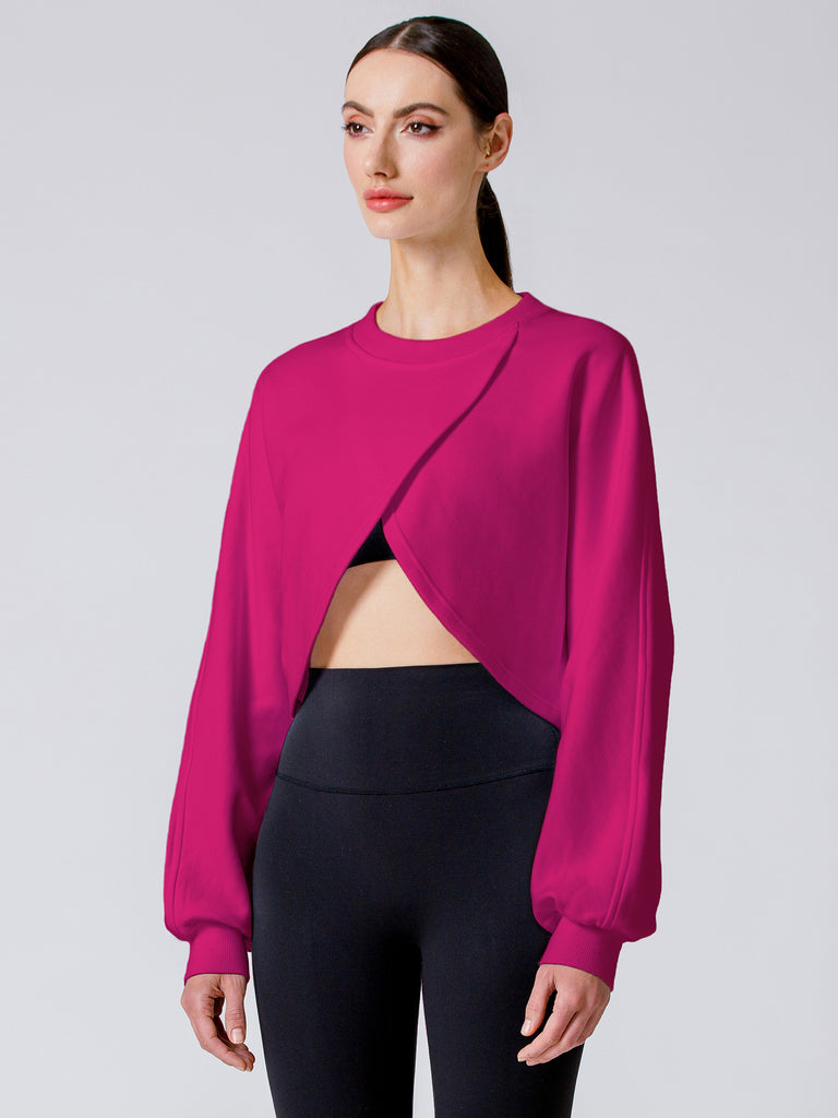 LOTUS LAYER SWEATSHIRT, WILDBERRY
