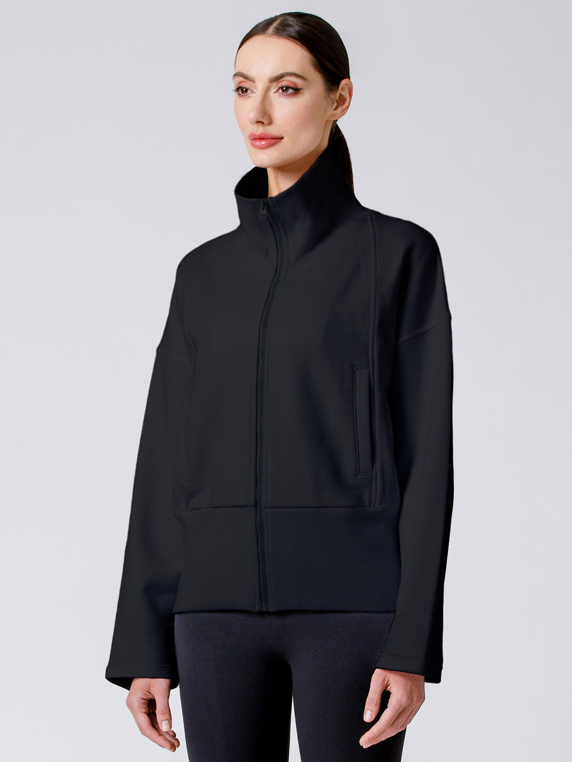 ANGEL SLEEVE JACKET, BLACK