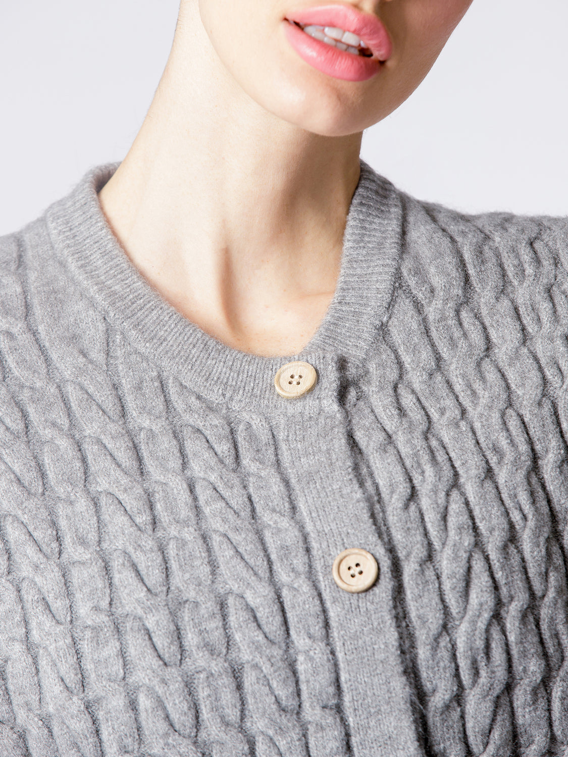 COZY LAYER KNIT VEST, WARM GREY