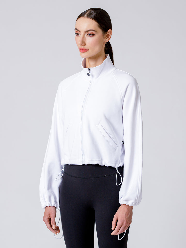 ASCEND WIDE SLEEVE JACKET, WHITE
