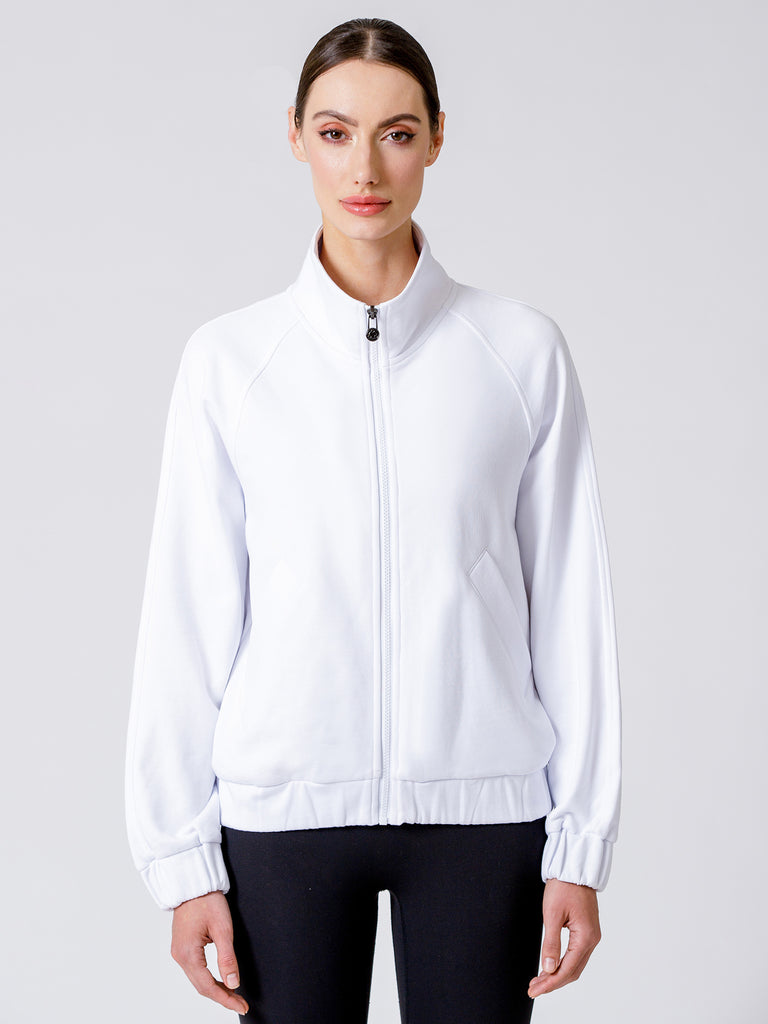 SWIFT COTTON JACKET, WHITE