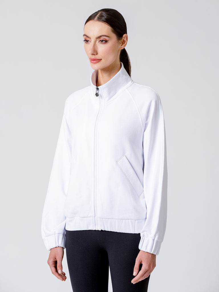 SWIFT COTTON JACKET, WHITE