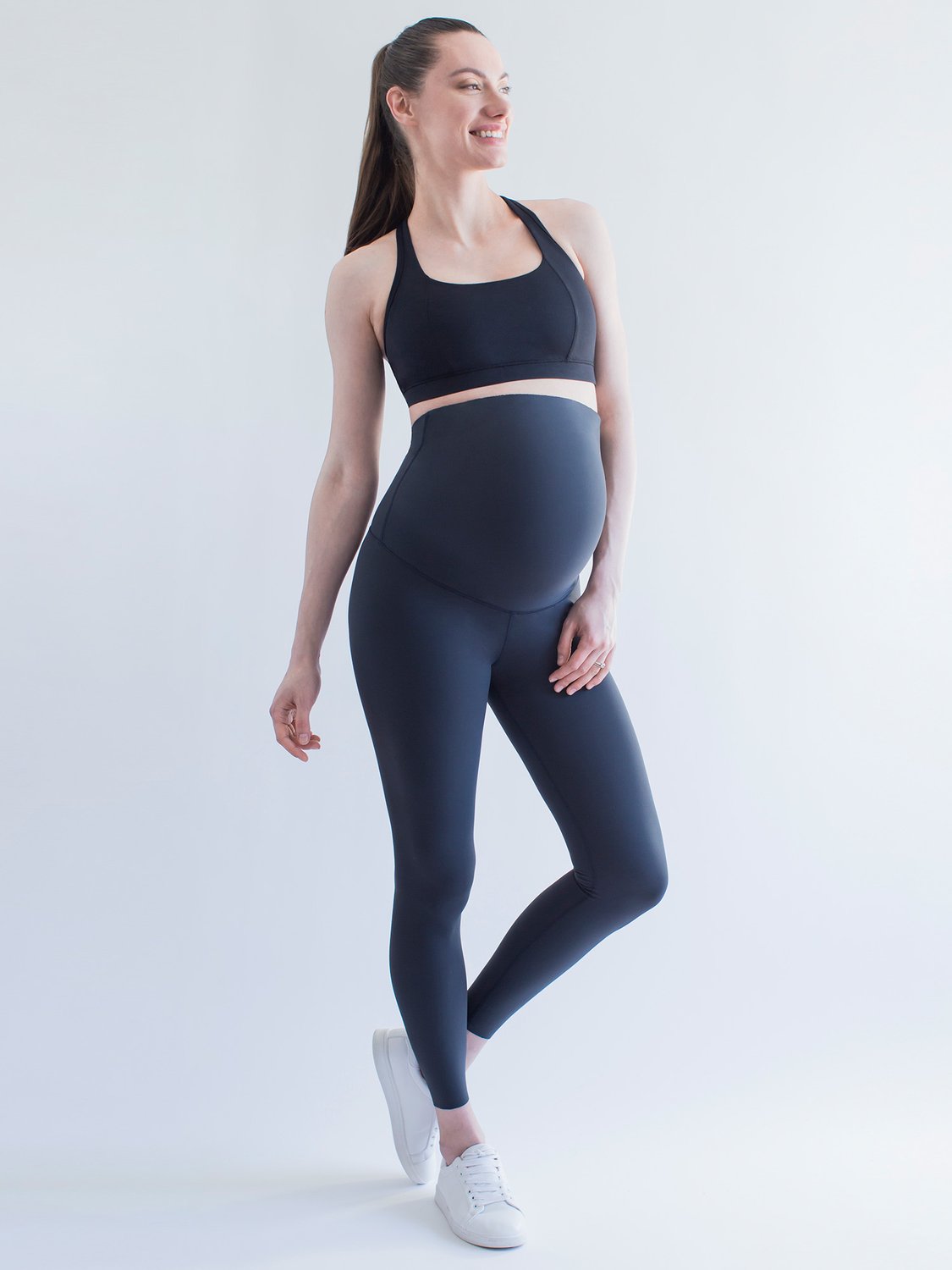 OVER-THE-BUMP MATERNITY SHAPE PANTS, MIDNIGHT