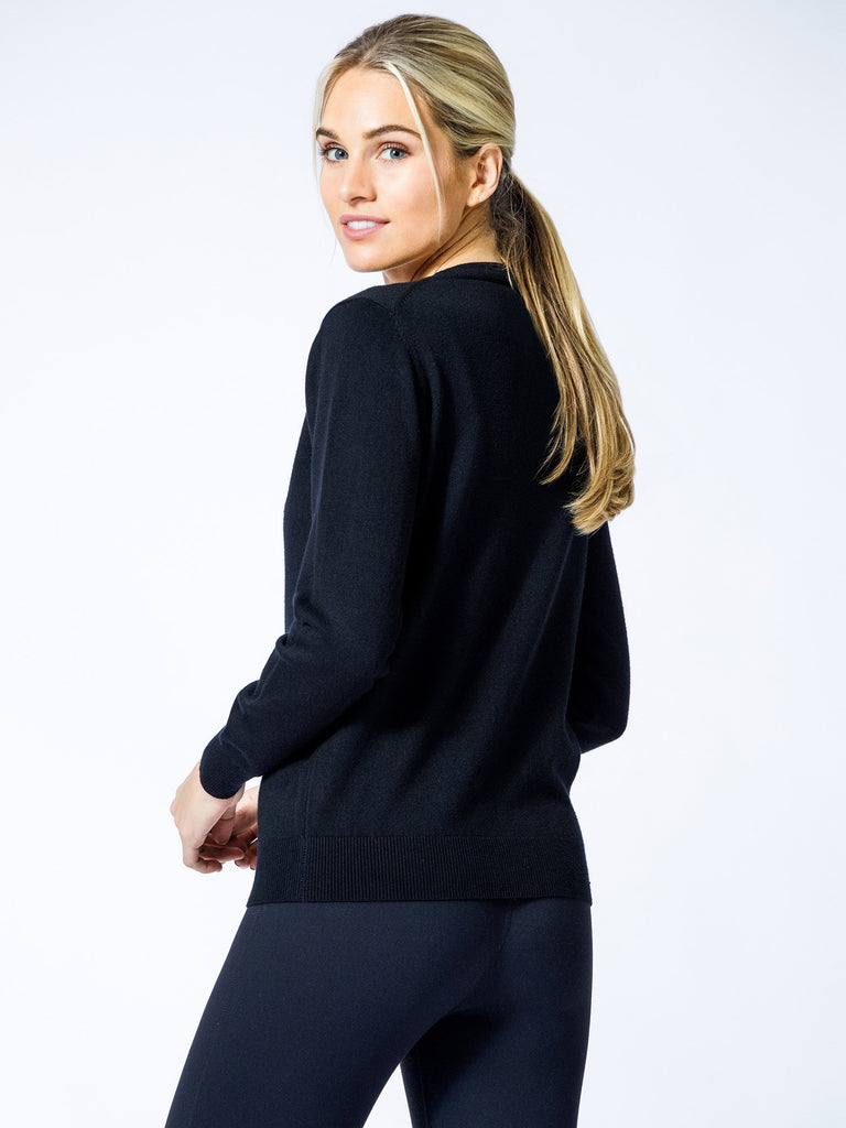 CLASSIC CARDIGAN, BLACK