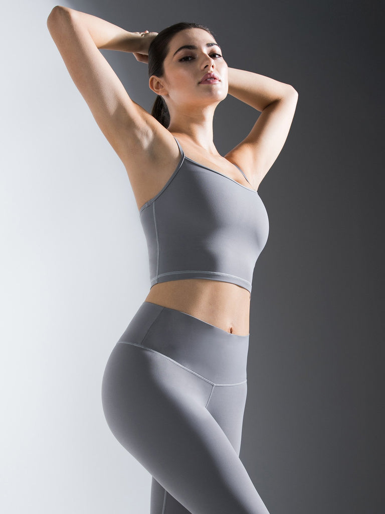 Y NUDE TANK, LUNAR GREY