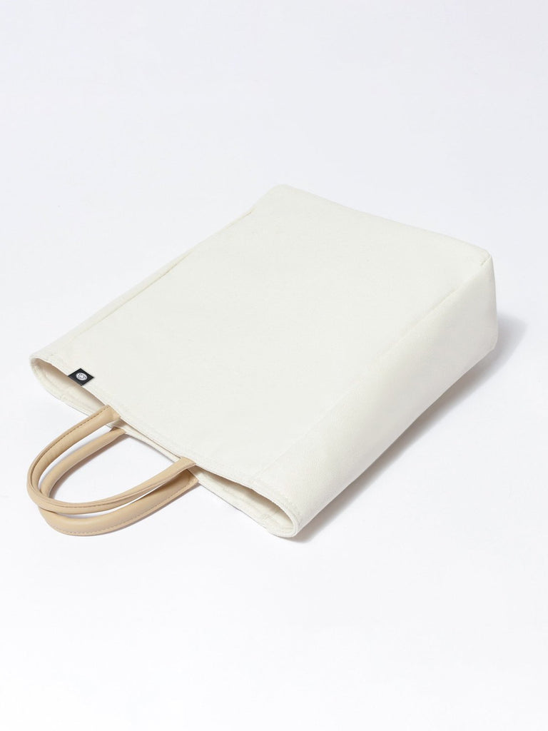 CANVAS TOTE, BEIGE