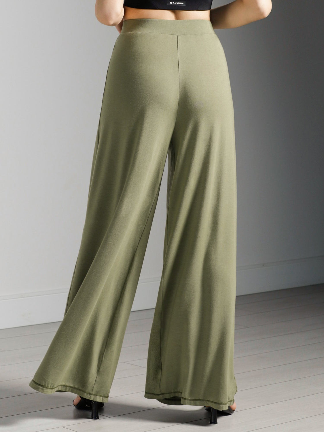 SOFT WIDE LEG PANTS, SAGE