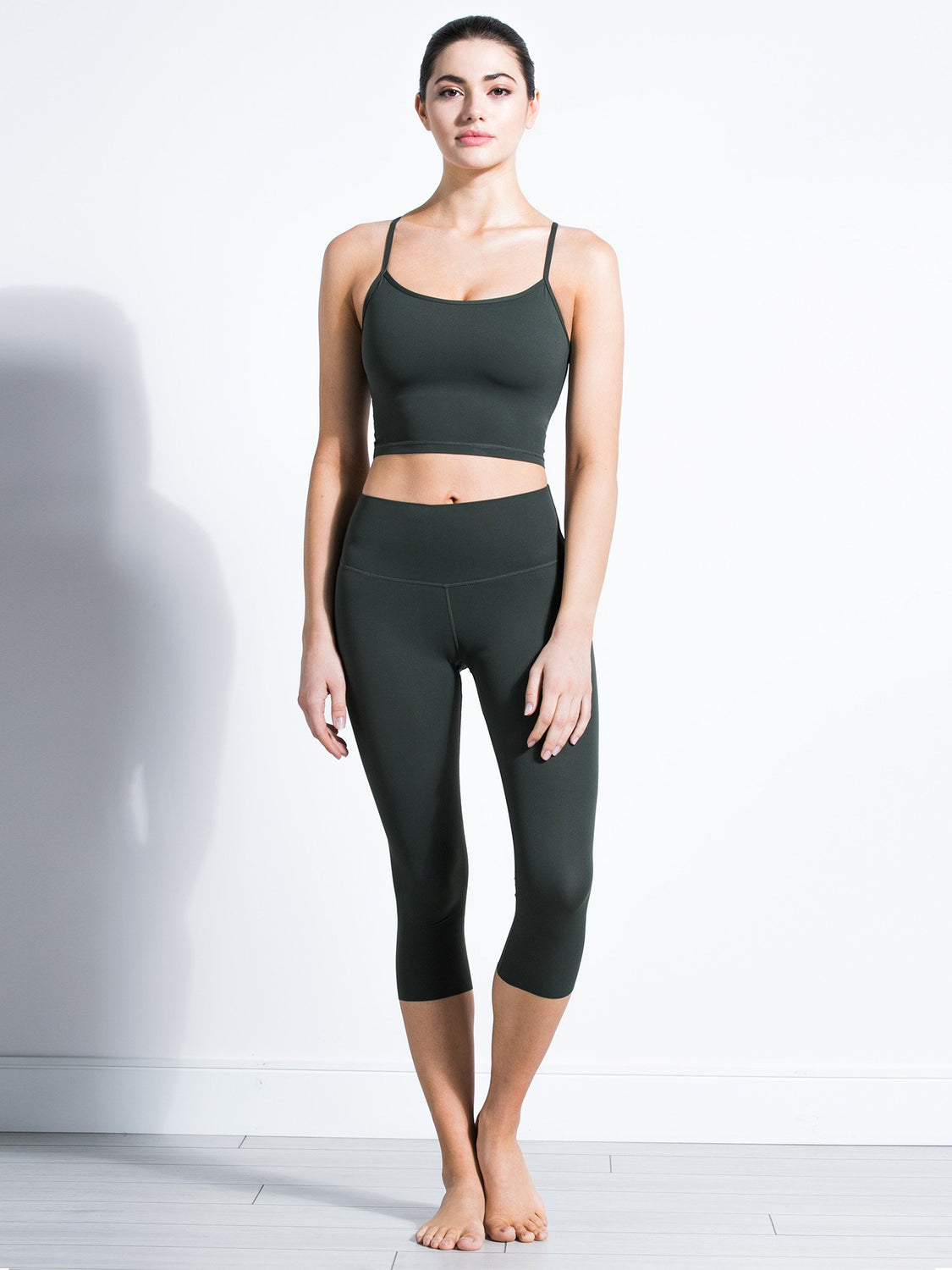 Y NUDE TANK, DEEP FOREST