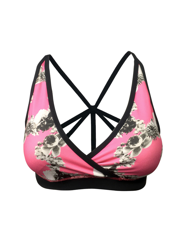 FLUX BRA, PINK MAZE