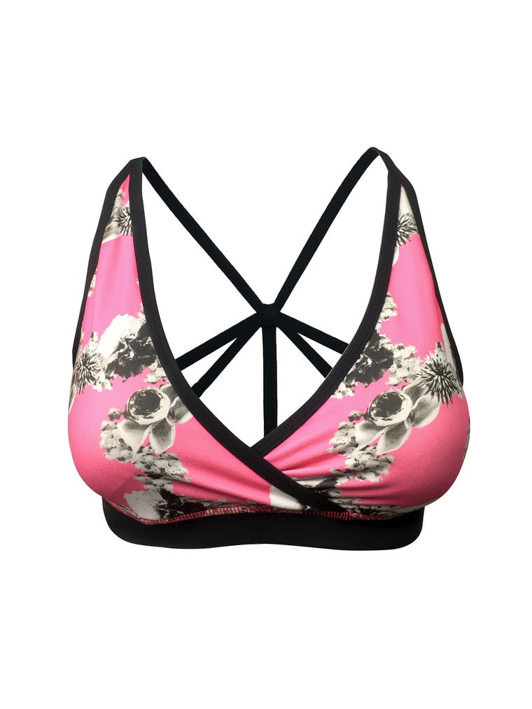 FLUX BRA, PINK MAZE