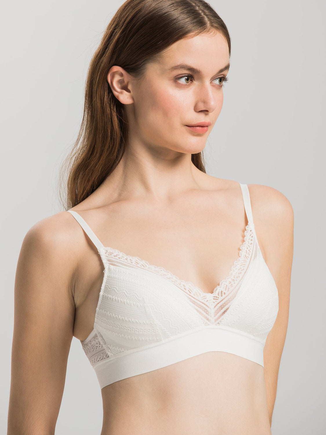 VINTAGE BRALETTE SET, WHITE