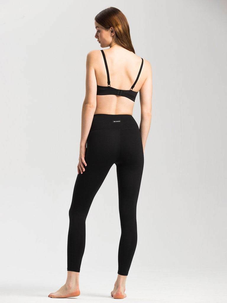 CLASSIC RIBBED BRA, BLACK