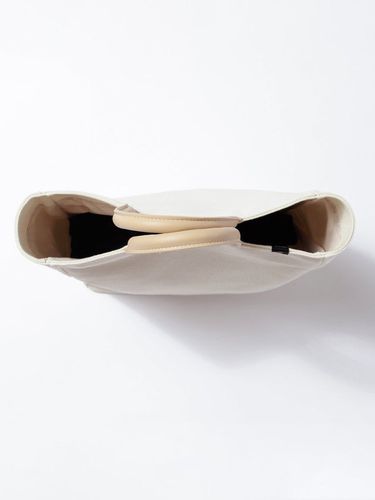 CANVAS TOTE, BEIGE