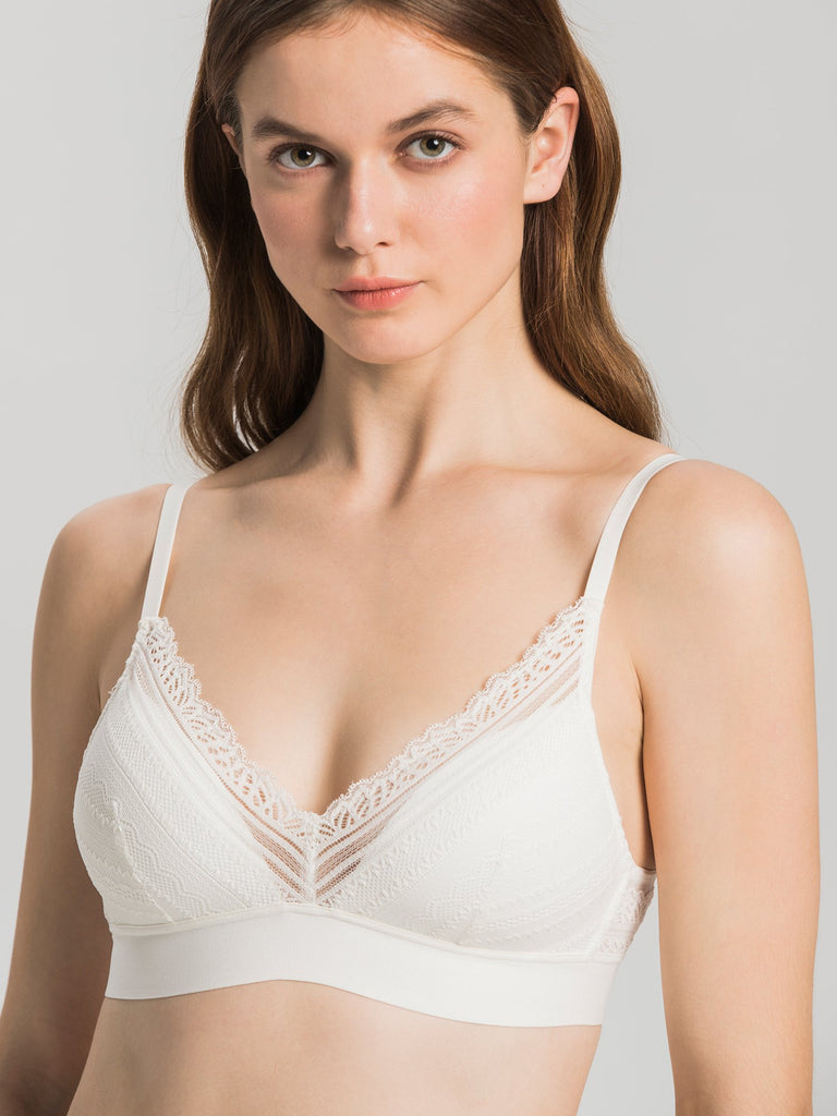 VINTAGE BRALETTE SET, WHITE