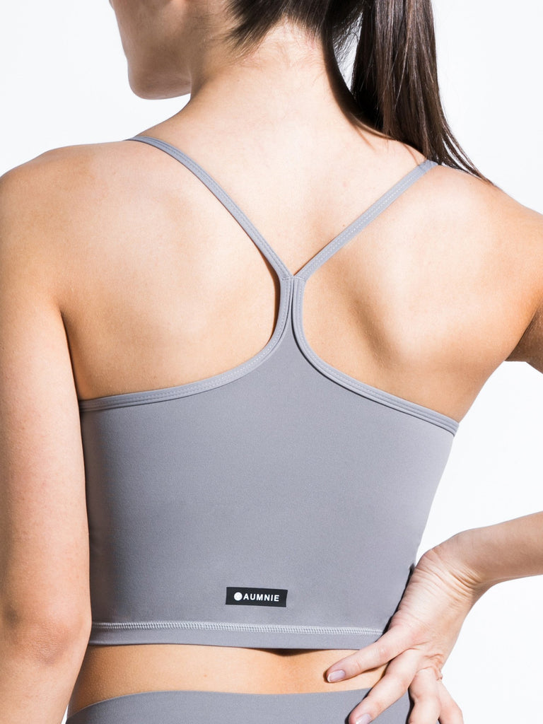 Y NUDE TANK, LUNAR GREY