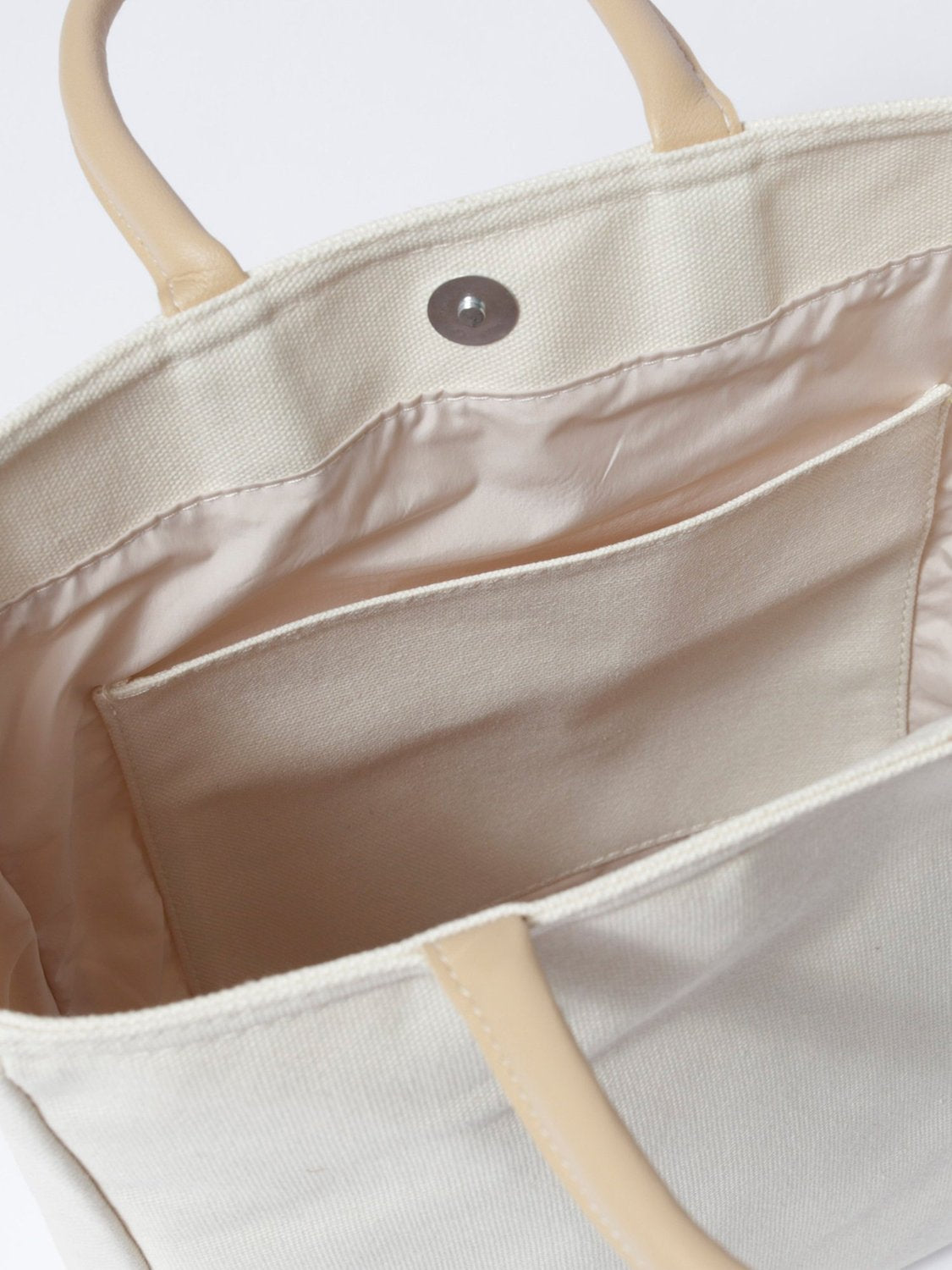 CANVAS TOTE, BEIGE
