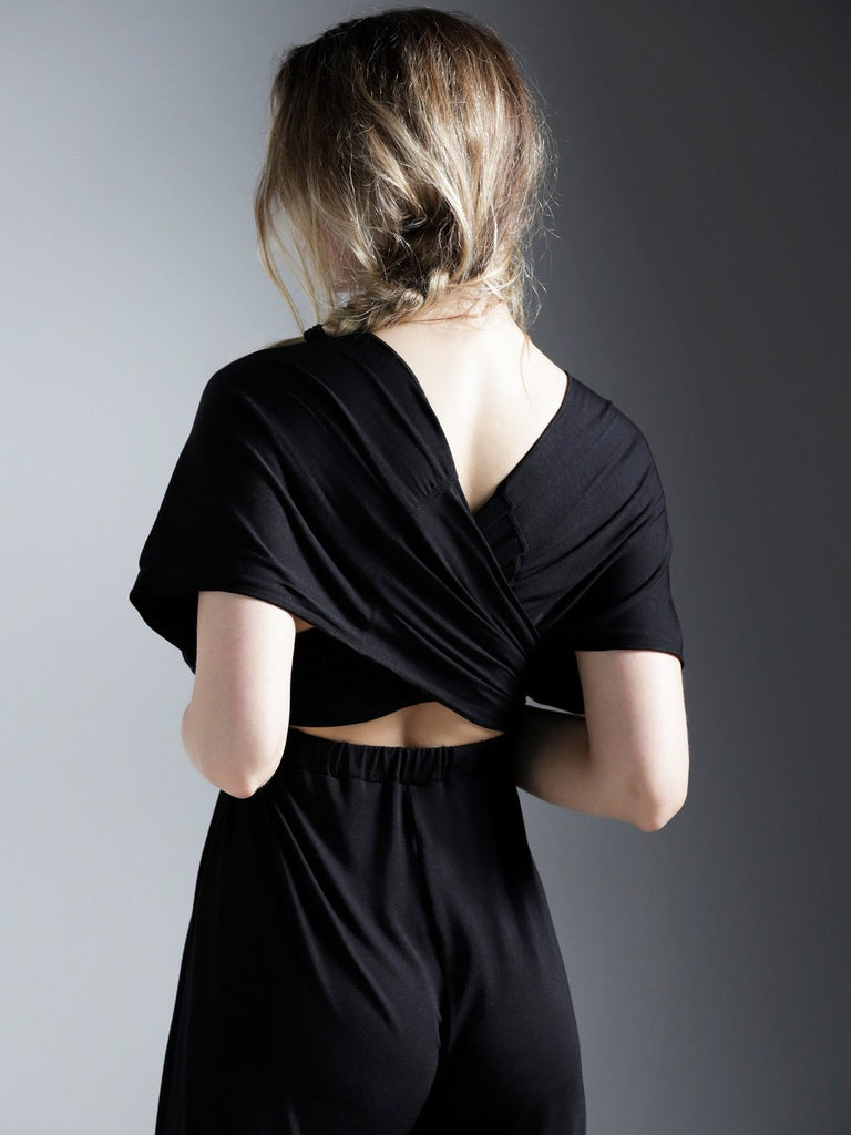 INFINITY JUMPSUIT, BLACK