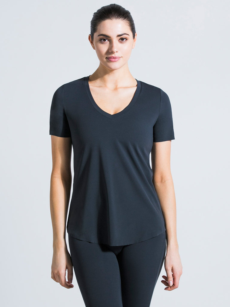 RELAXED NUDE TEE, MIDNIGHT GREY