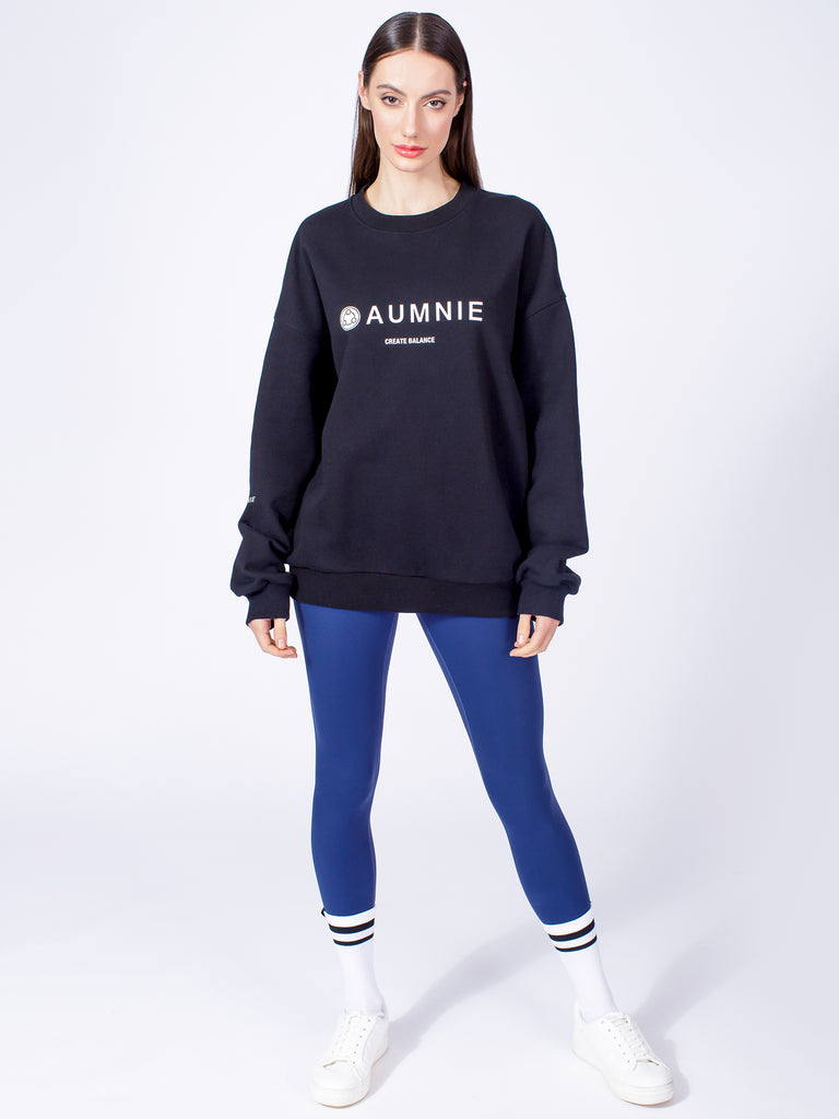 AUMNIE OVERSIZED SWEATSHIRT, BLACK