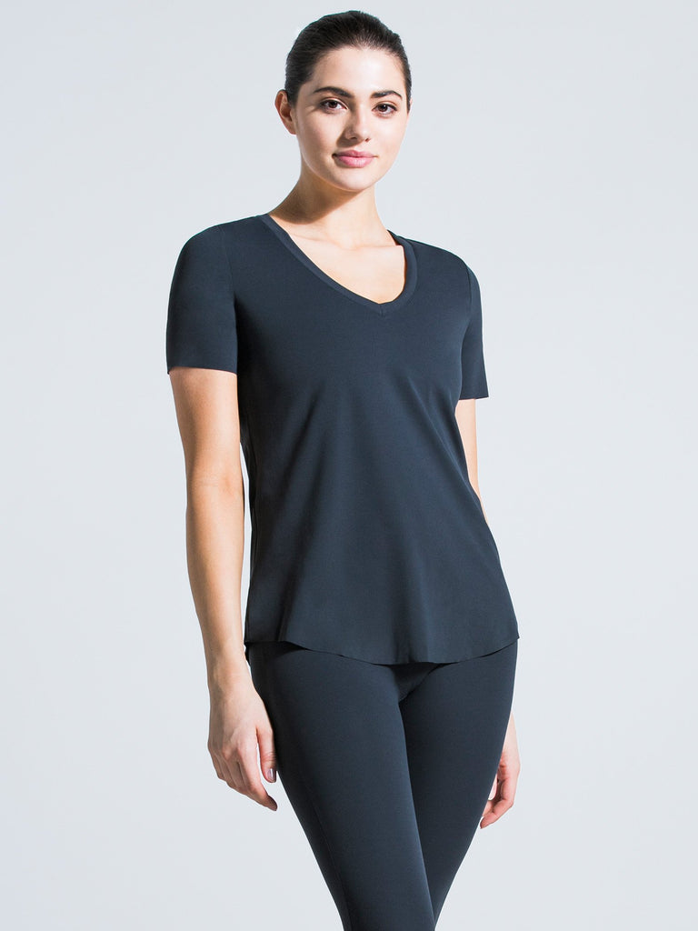 RELAXED NUDE TEE, MIDNIGHT GREY