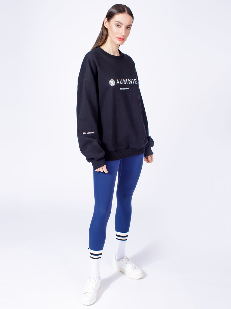 AUMNIE OVERSIZED SWEATSHIRT, BLACK