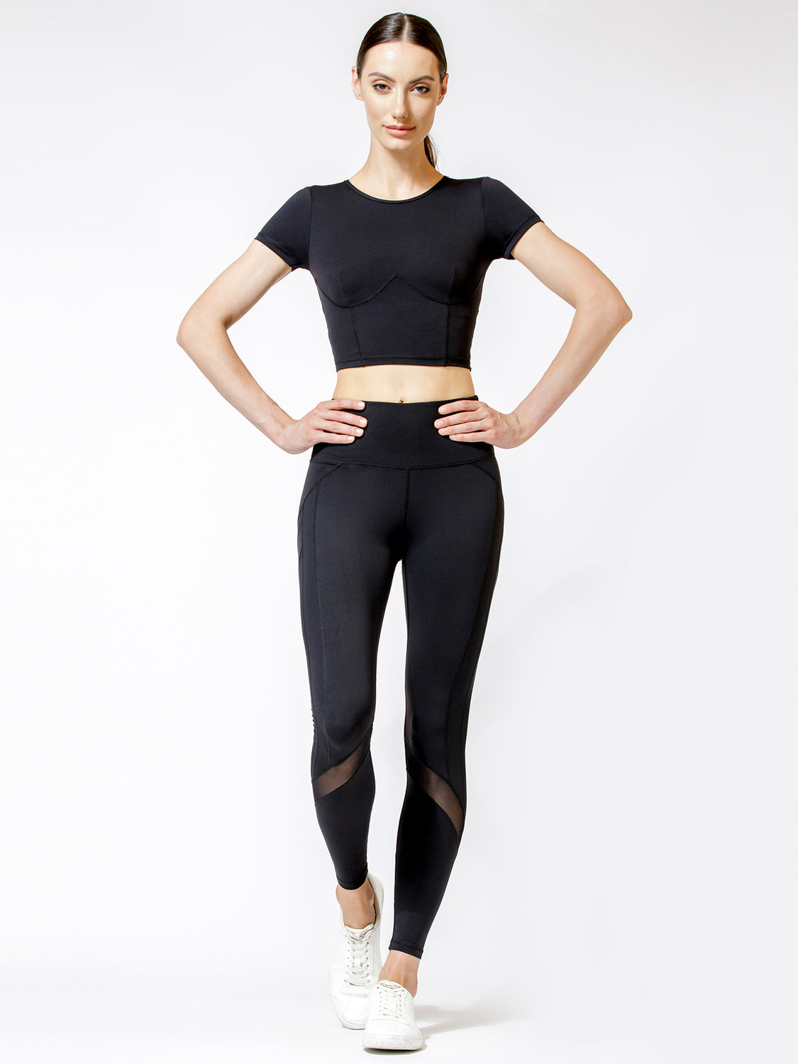 NEW WAVE PANTS 2.0, BLACK/BLACK MESH