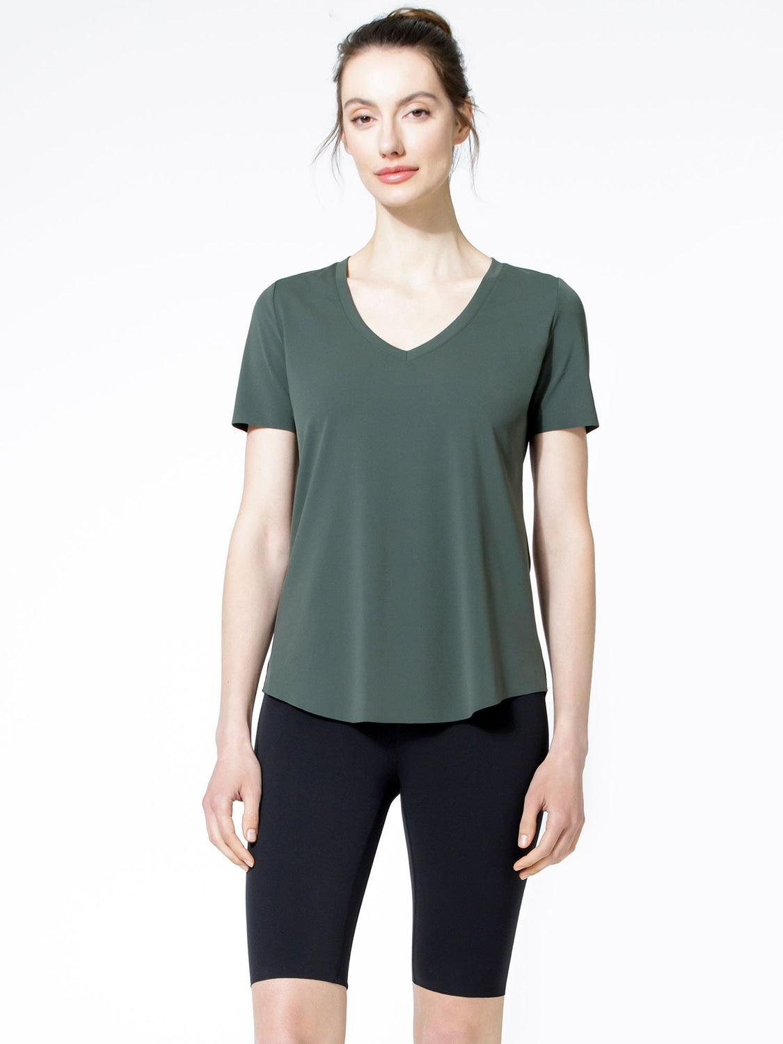 RELAXED NUDE TEE, DEEP FOREST