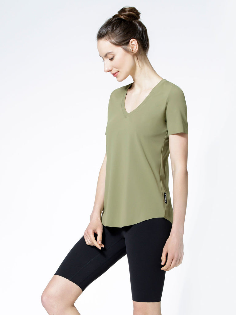RELAXED NUDE TEE, SAGE