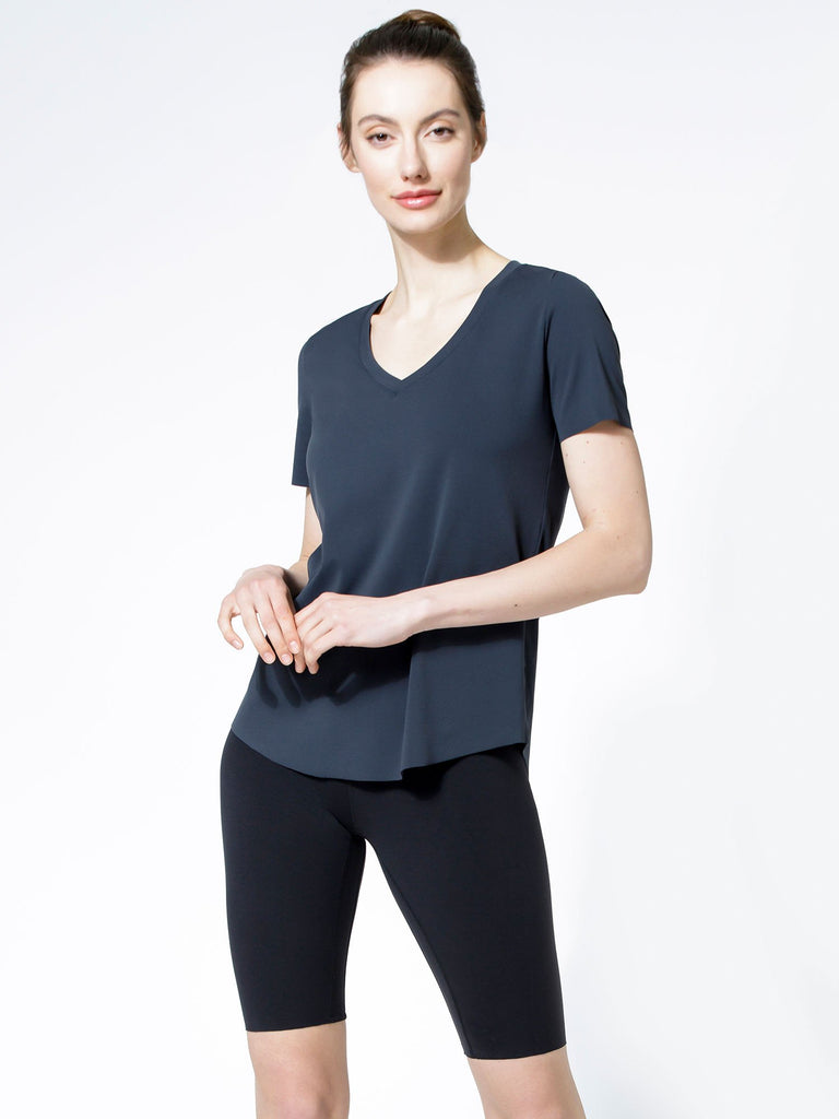 RELAXED NUDE TEE, MIDNIGHT GREY