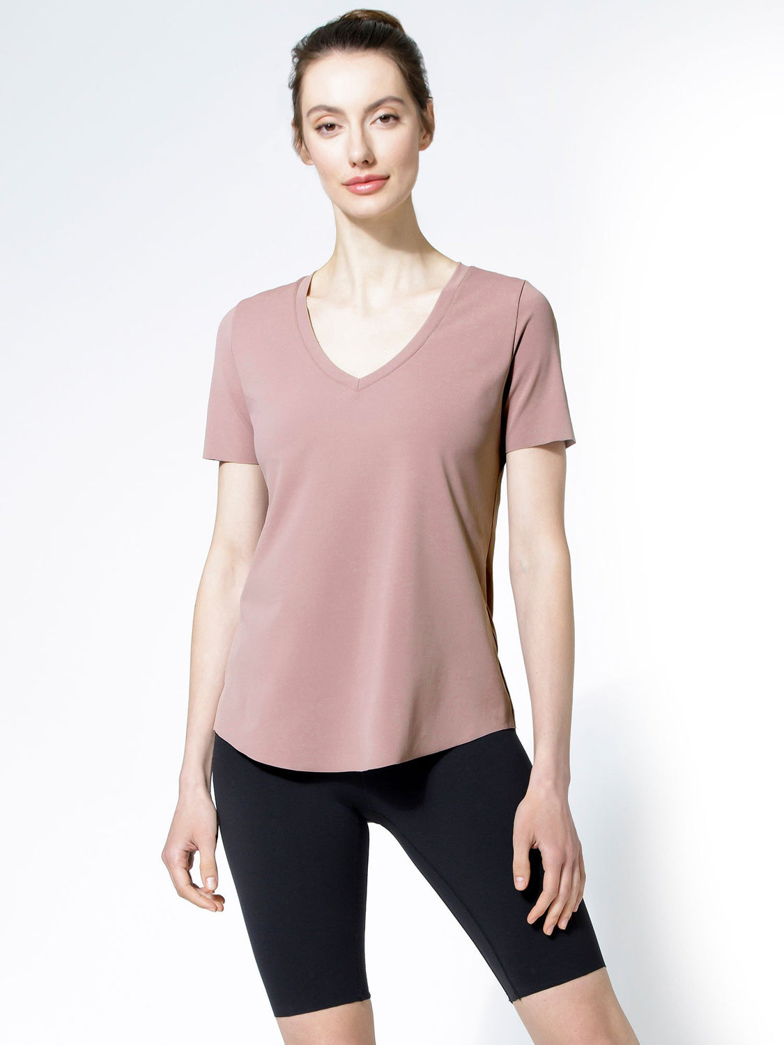 RELAXED NUDE TEE, ASH MAUVE