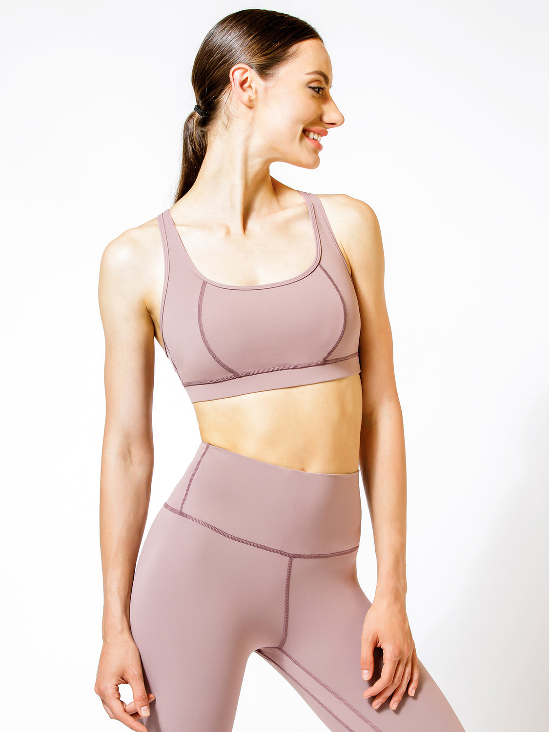 HARMONY BRA, ASH MAUVE