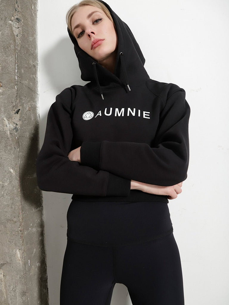 CLASSIC LOGO HOODIE, BLACK