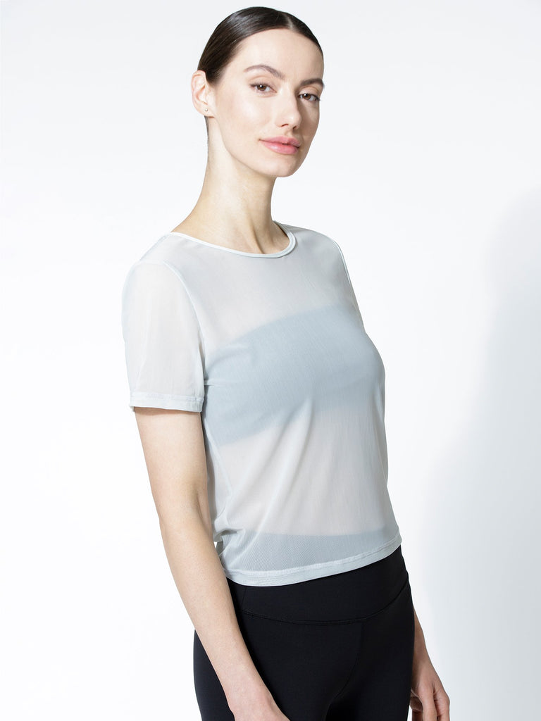 MESH TWIST TEE, SEASALT MESH