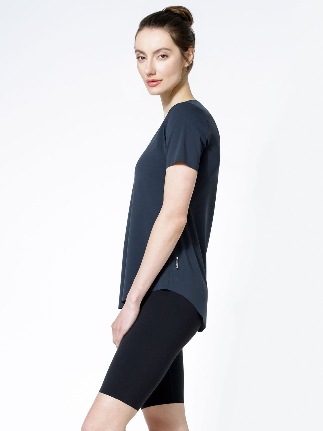 RELAXED NUDE TEE, MIDNIGHT GREY
