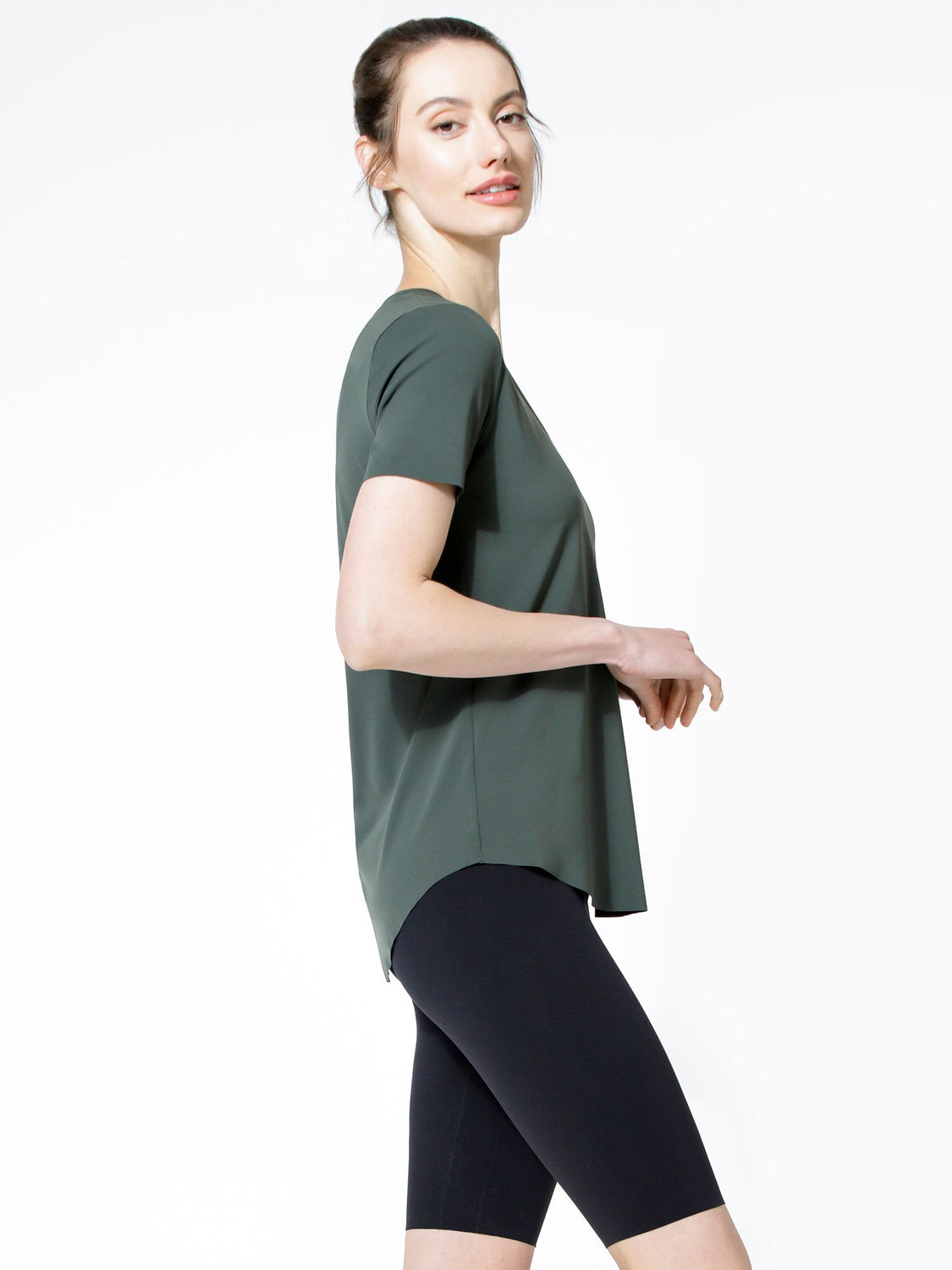 RELAXED NUDE TEE, DEEP FOREST