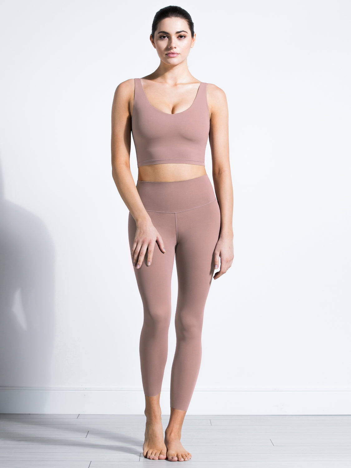 NUDE SHAPE PANTS, ASH MAUVE