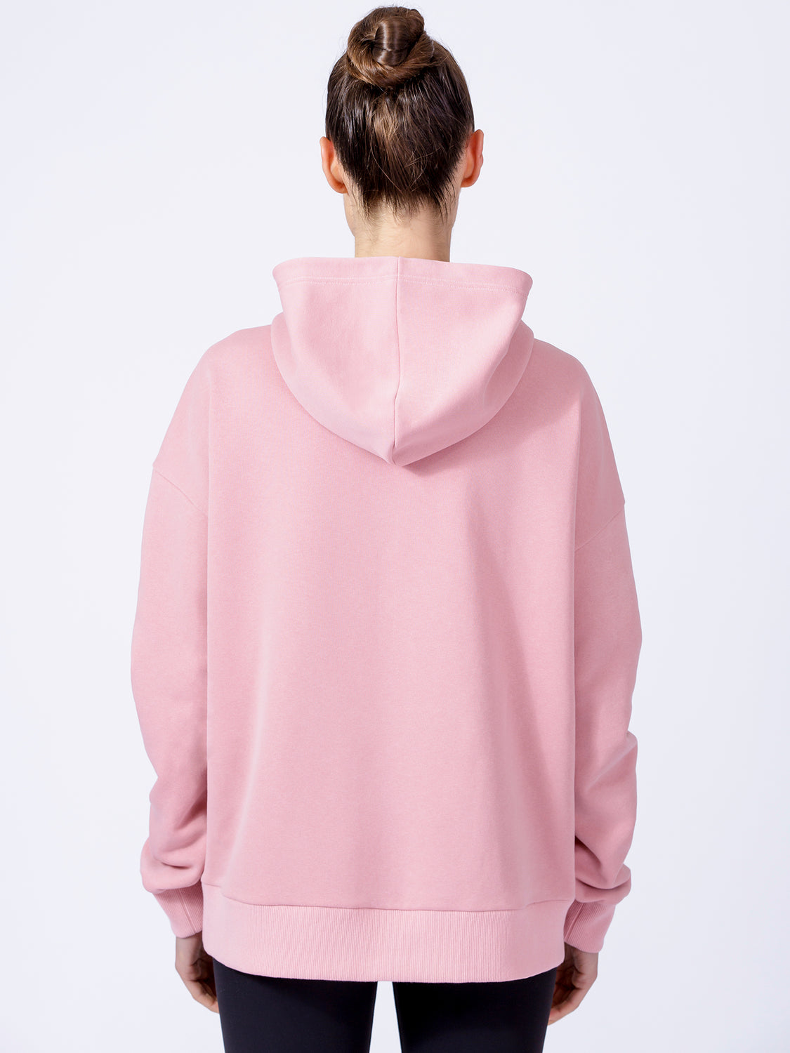 RUCHED RUNWAY HOODIE, PINK