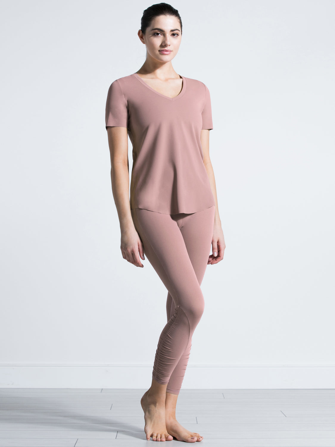 RELAXED NUDE TEE, ASH MAUVE
