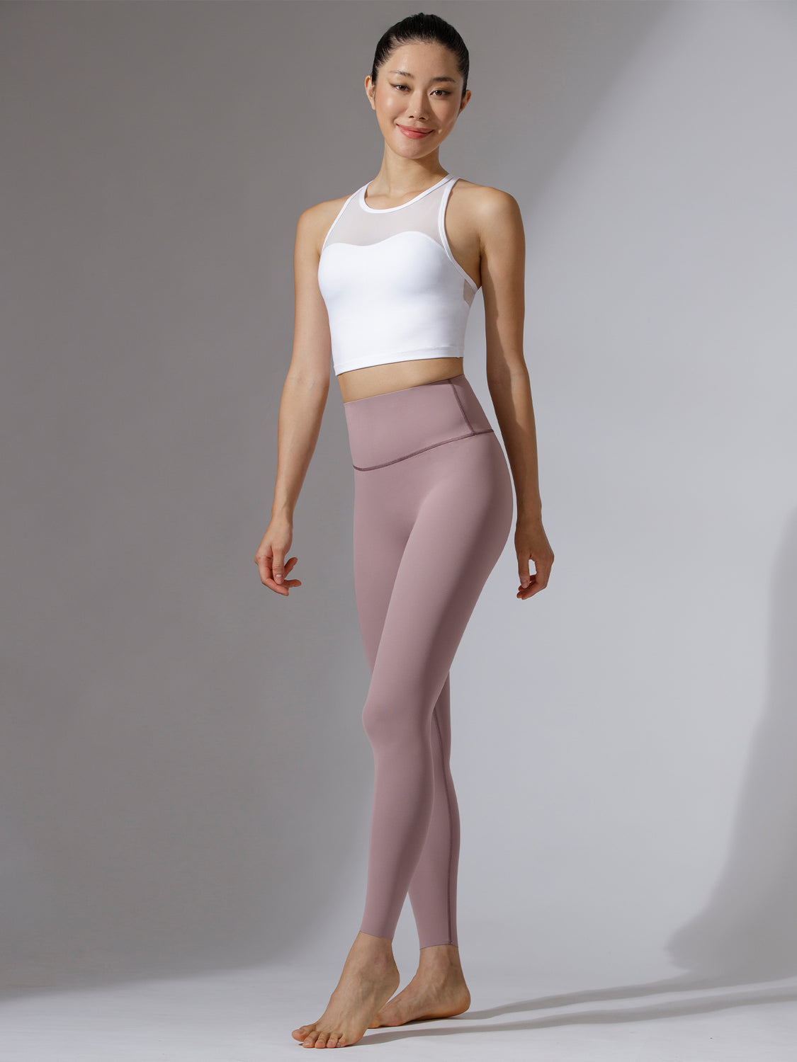 NUDE MINIMAL PANTS, ASH MAUVE
