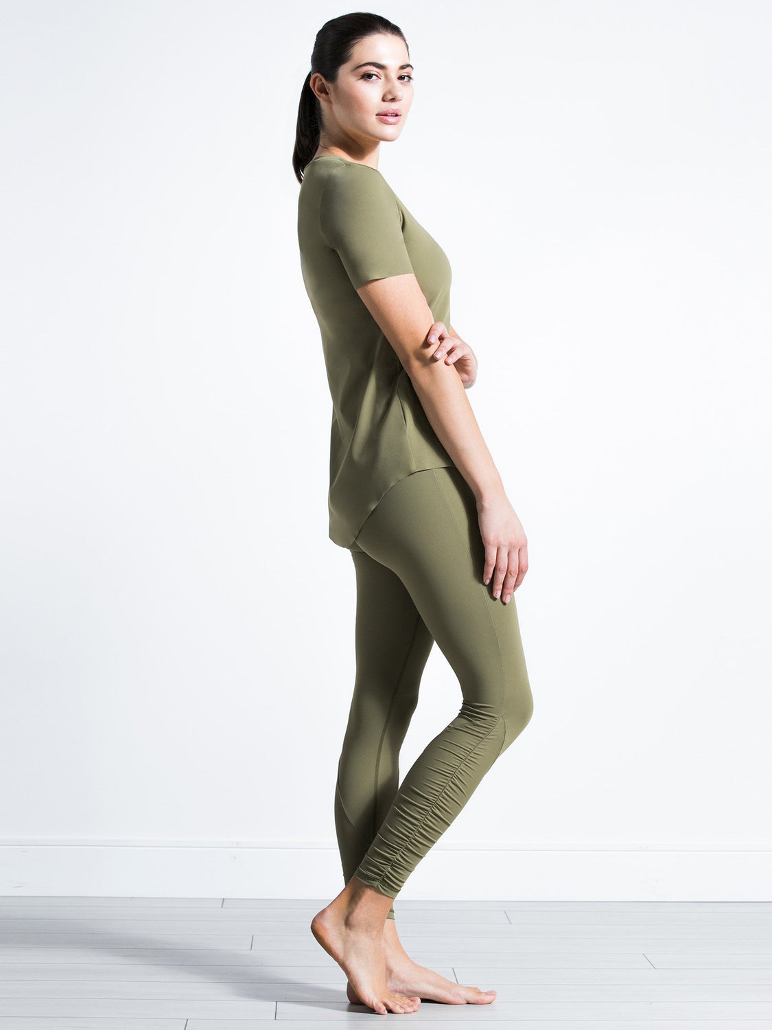 RELAXED NUDE TEE, SAGE