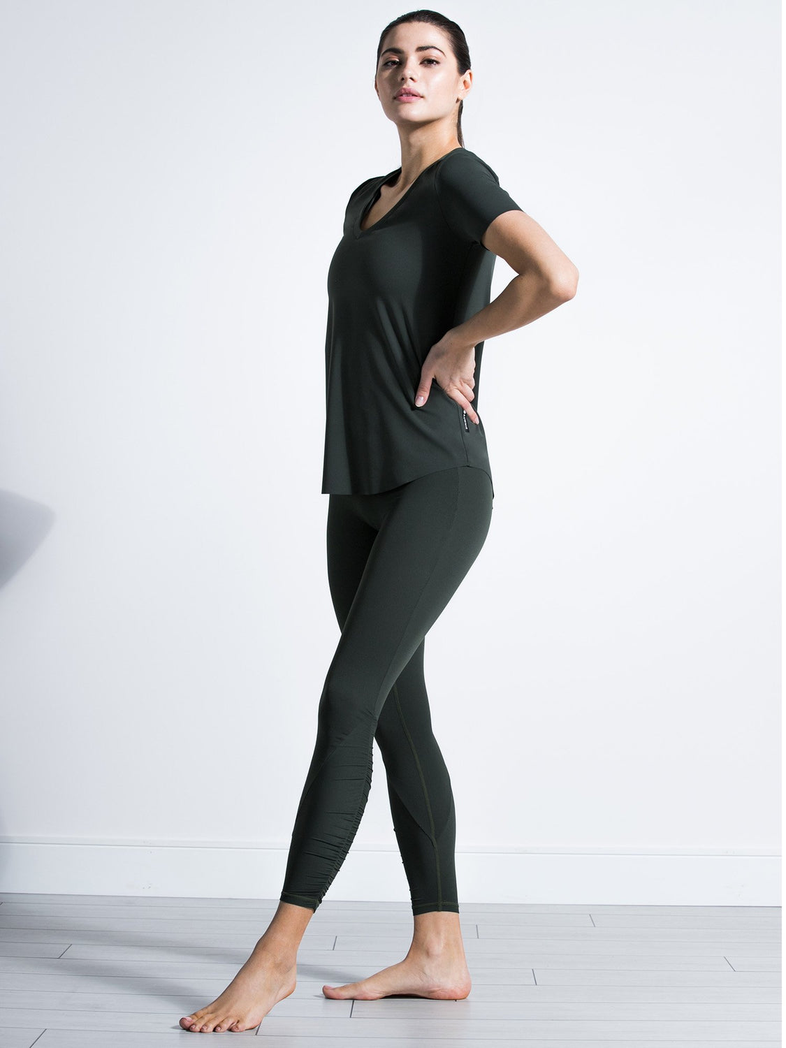 RELAXED NUDE TEE, DEEP FOREST
