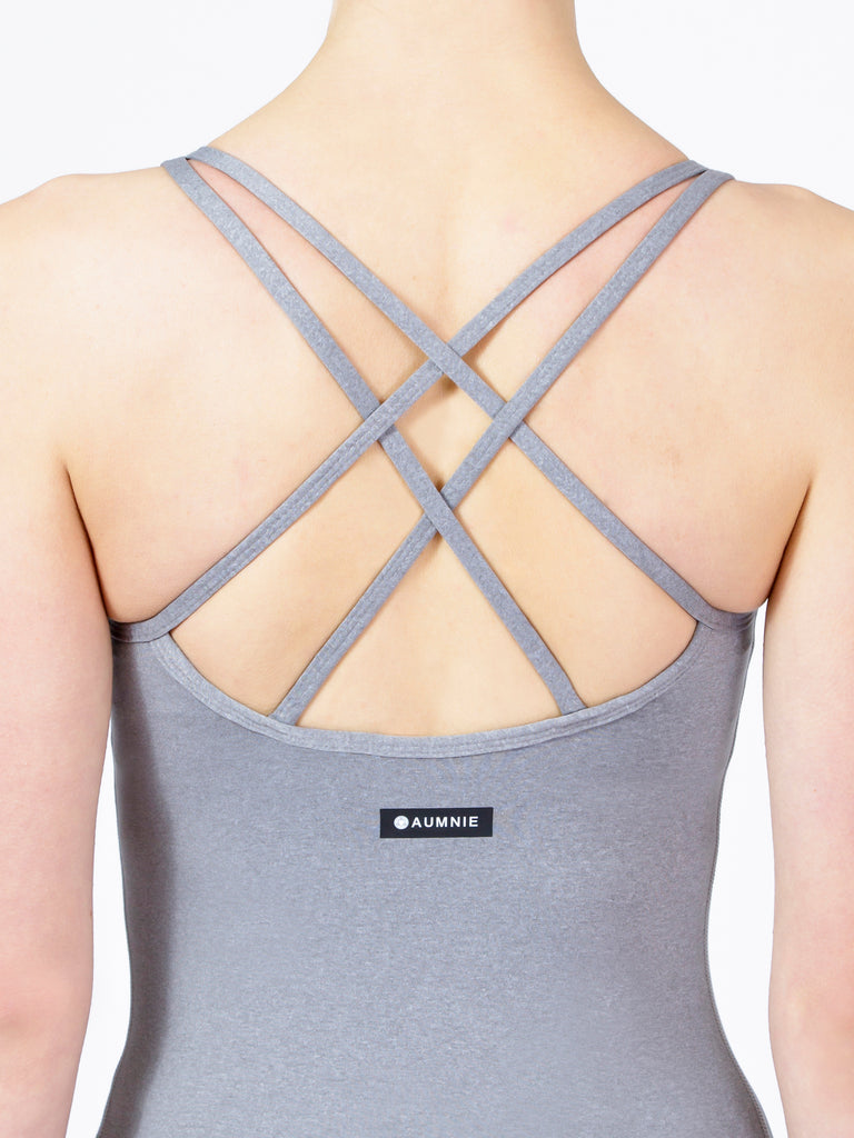ASANA TANK, LIGHT HEATHER GREY