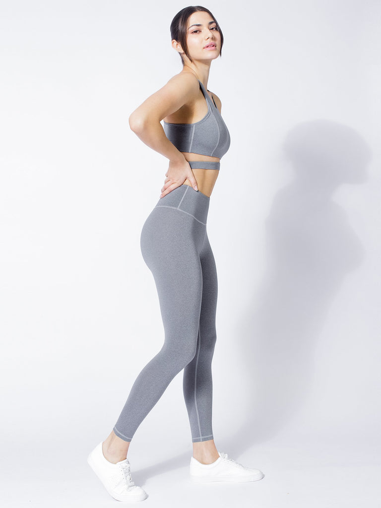 INFINITY BRA, LIGHT HEATHER GREY